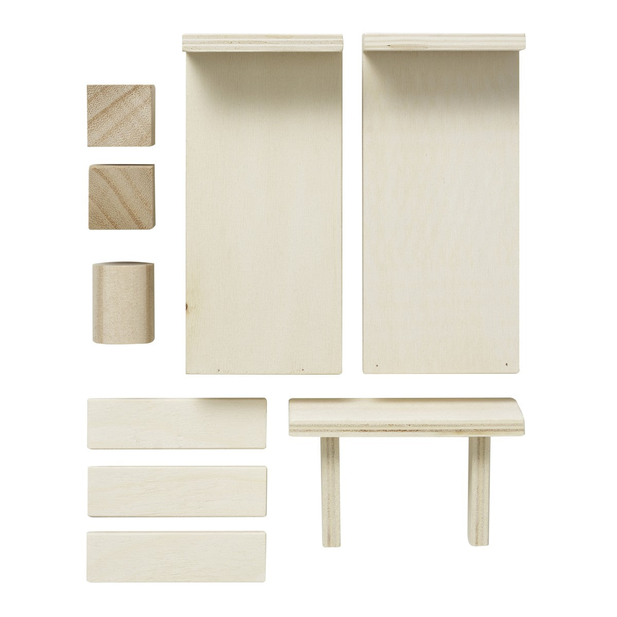 houten poppenhuismeubeltjes - kinderkamer