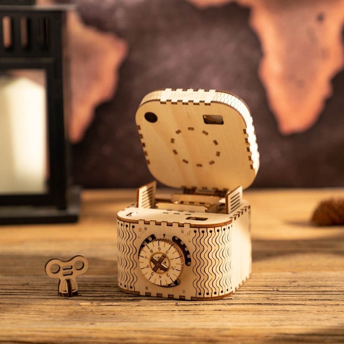 Robotime houten 3D puzzel - Treasure Box   