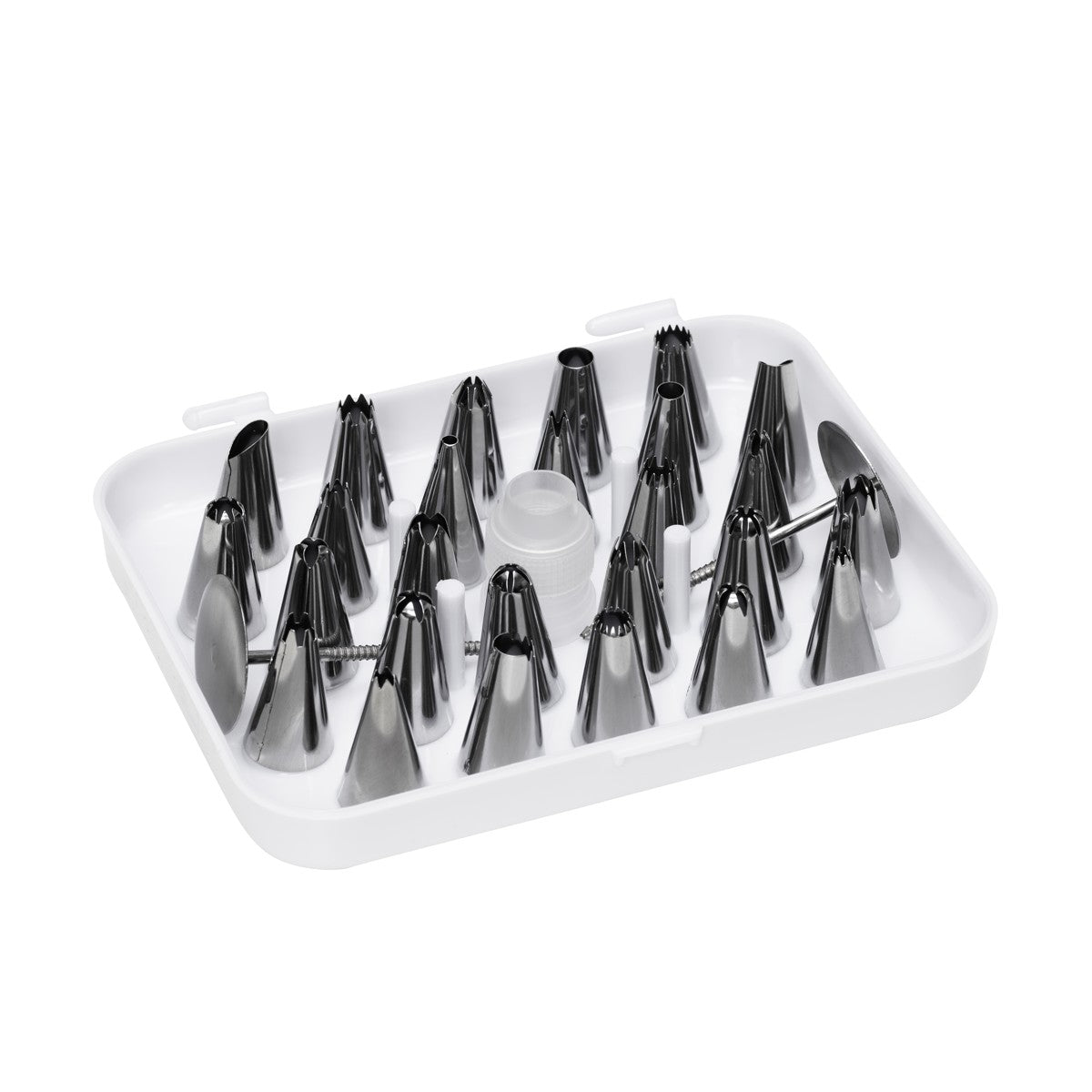 Spuitmondjes set - 26 stuks + 2 bloemennagels