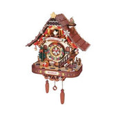 Robotime houten 3D puzzel - Christmas Cuckoo Clock