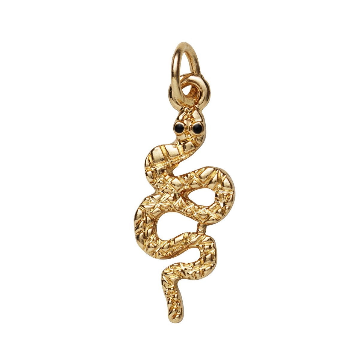 Charm Series hanger - slang goudkleurig