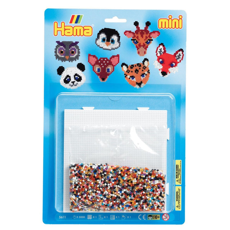 Hama Mini - strijkkralen set - 5000 stuks - cute animals