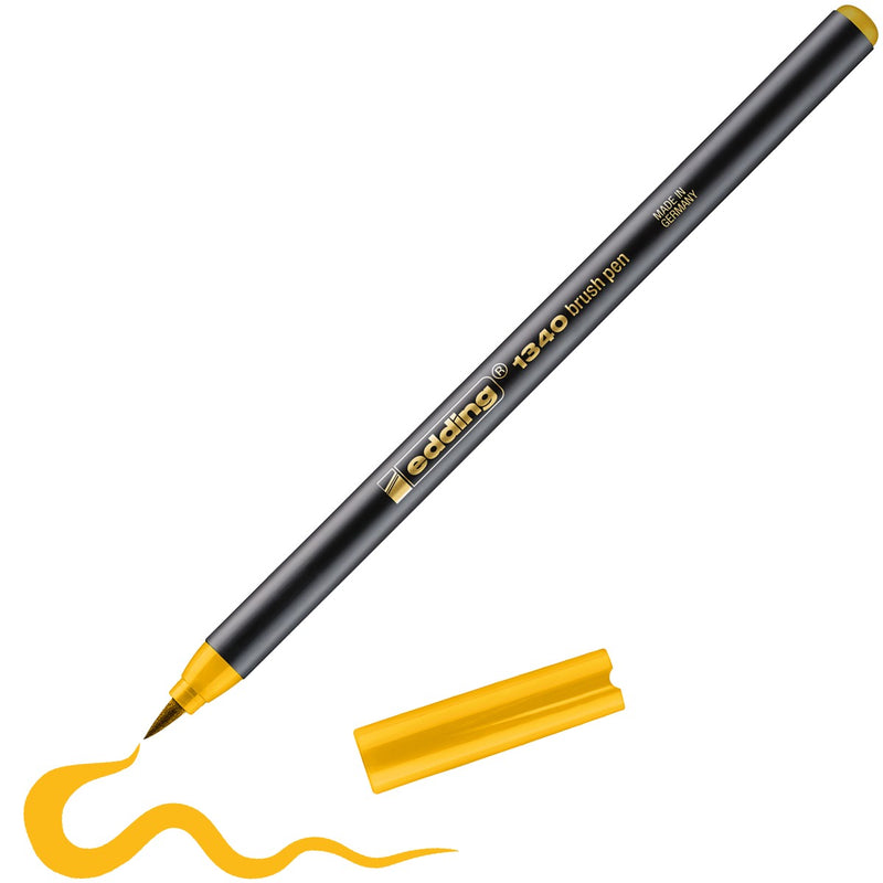 edding 1340 brush pen - 1 tot 3 mm - papaya