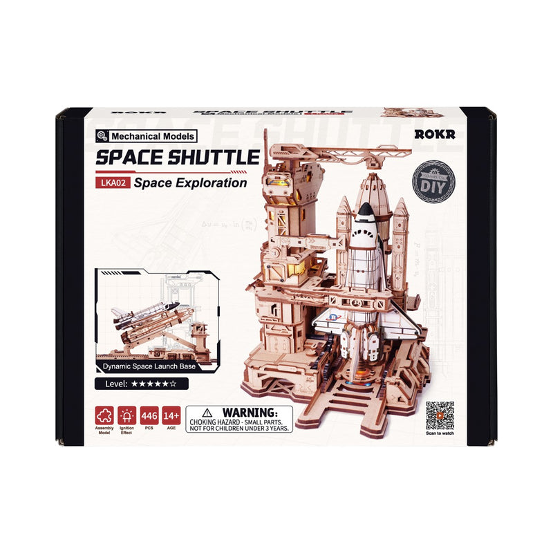 Robotime houten 3D puzzel - Space Shuttle