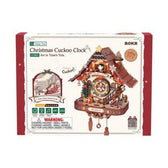 Robotime houten 3D puzzel - Christmas Cuckoo Clock