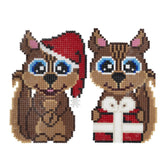 Panduro strijkkralen kit - Xmas Squirrels