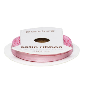 Satijnlint - 3 mm - roze