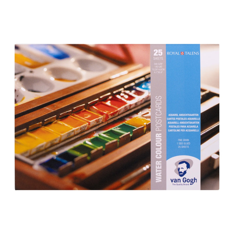 van Gogh blok aquarelpapier - postkaart - 10,5x14,8 cm