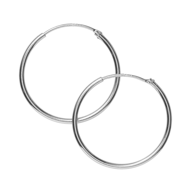 Oorringen - 925 zilver - 20 mm - 2 stuks