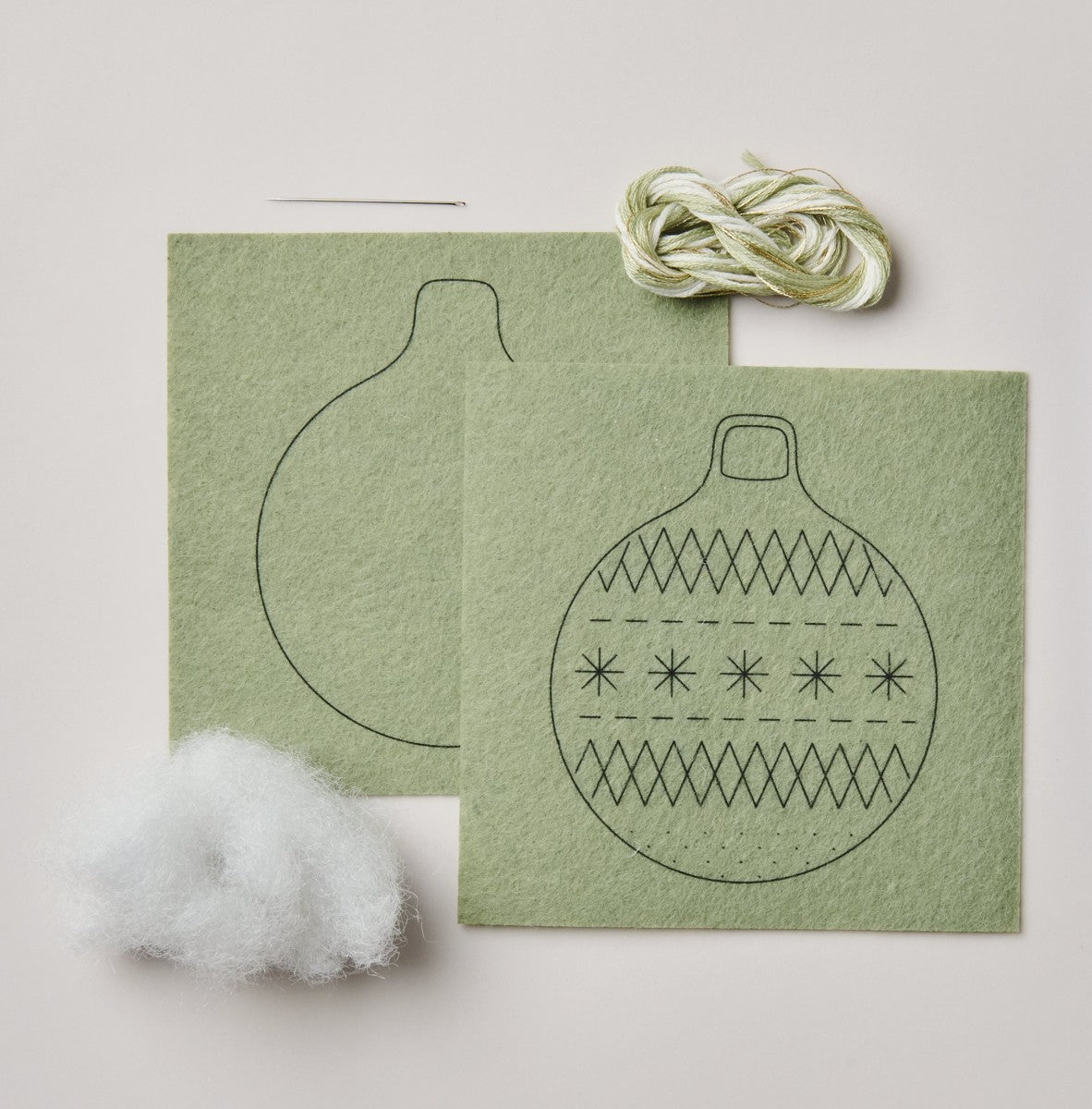 Rico Design vilt pakket - kerstbal hanger