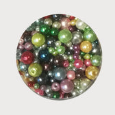 Glaskralen - 130 gram - heldere mix
