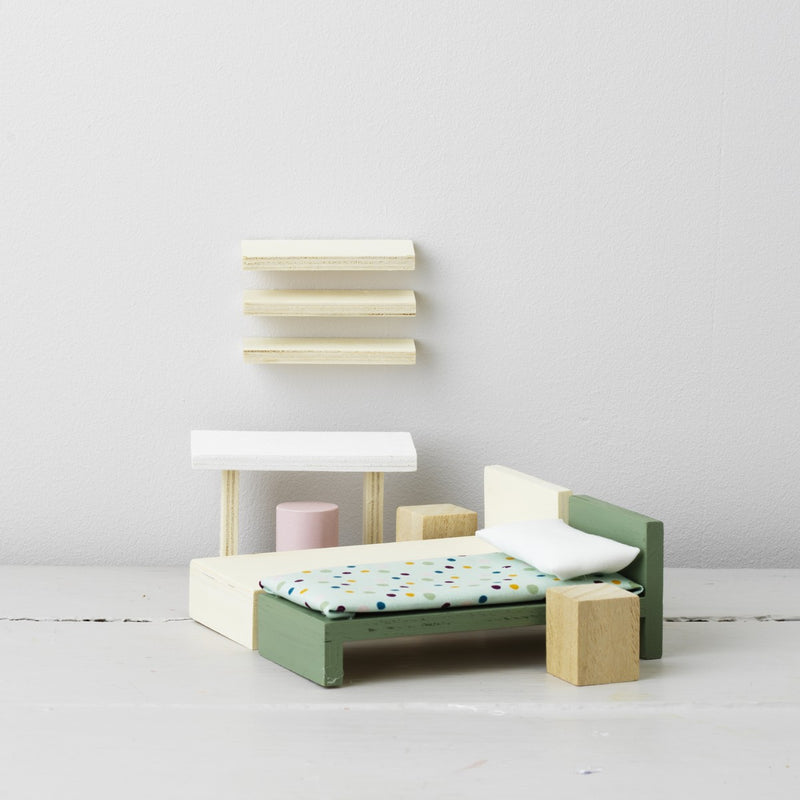 houten poppenhuismeubeltjes - kinderkamer