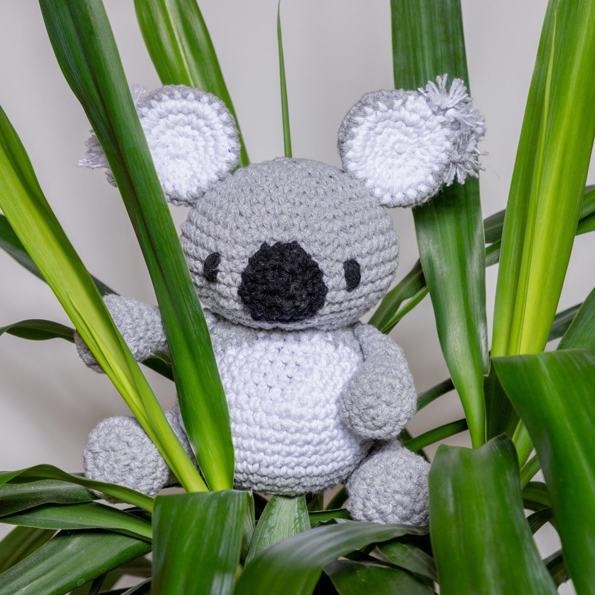 Hoooked DIY kit - Koala Sidney - gris