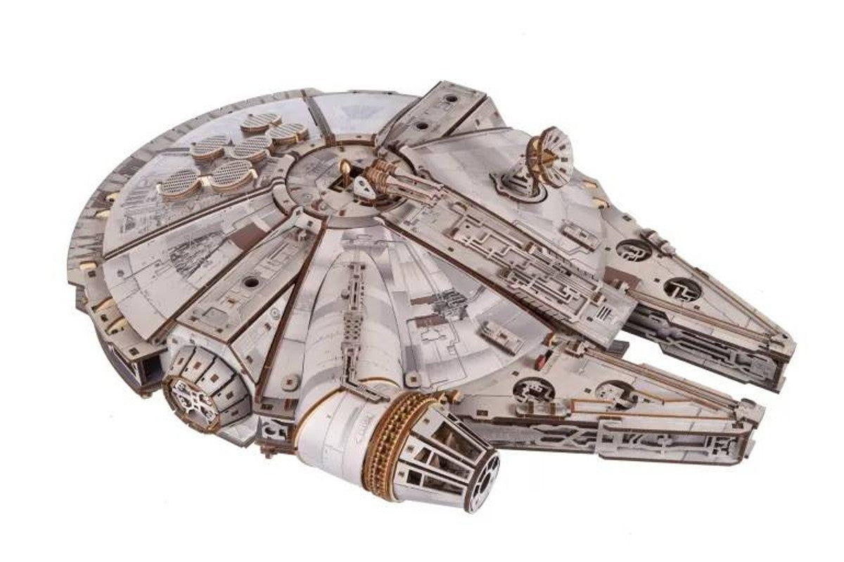 Ugears houten 3D puzzel - Millennium Falcon