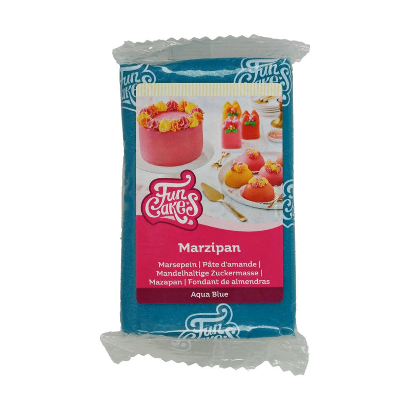 FunCakes marsepein - 250 gram - aqua blue