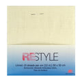 linnen borduurstof 22 count - 50x50 cm ecru