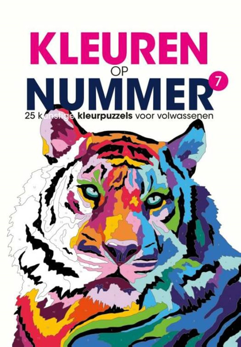 Kleurboek - Kleuren op nummer - deel 7