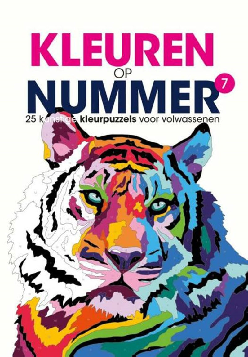 Kleurboek - Kleuren op nummer - deel 7
