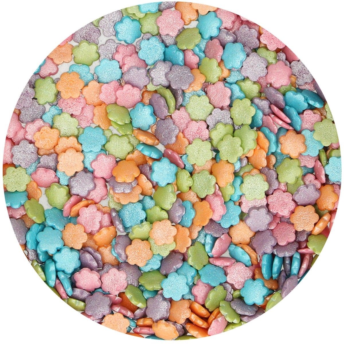 FunCakes sprinkles - metallic flower mix