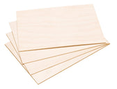 Houten platen - 4 stuks - A4