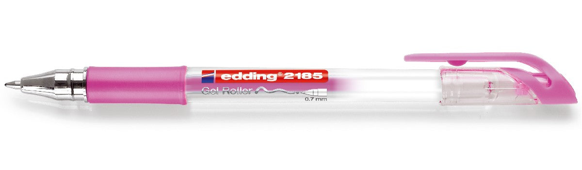 edding 2185 gel roller - roze metallic