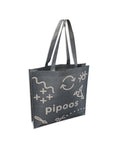 Grijze shopping bag - "I used to be a fridge"