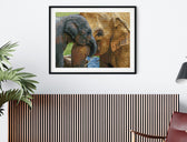 Diamond Dotz - 38x52 cm - olifant
