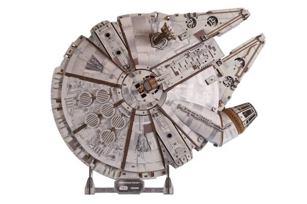 Ugears houten 3D puzzel - Millennium Falcon
