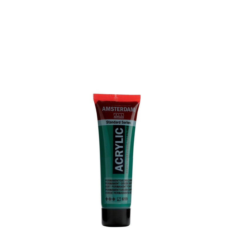 Amsterdam acrylverf - 20 ml - permanent groen donker 619