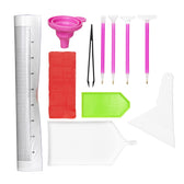 Freestyle diamond painting kit - 60 potjes + accessoires