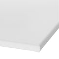 Gespannen canvasdoek - wit - 90x90 cm