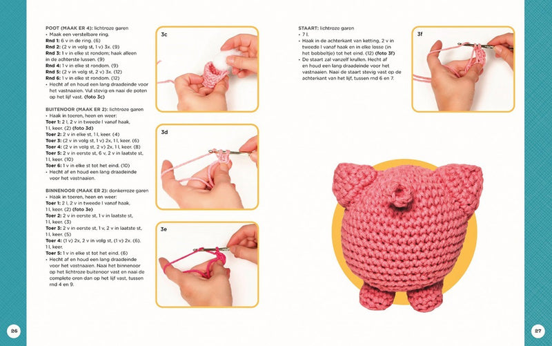 Boek - Bos- en boerderijdieren haken