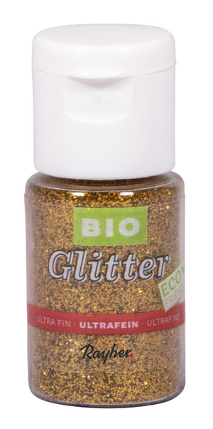 Bioglitter ultrafijn - warm goud