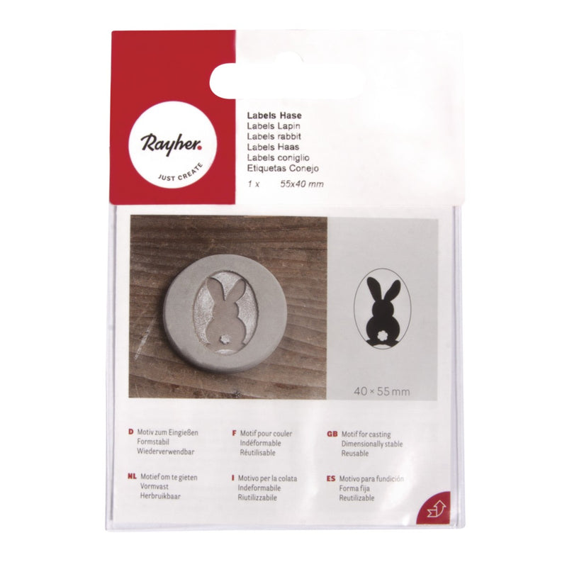 Gietstempel - 55 mm - paashaas