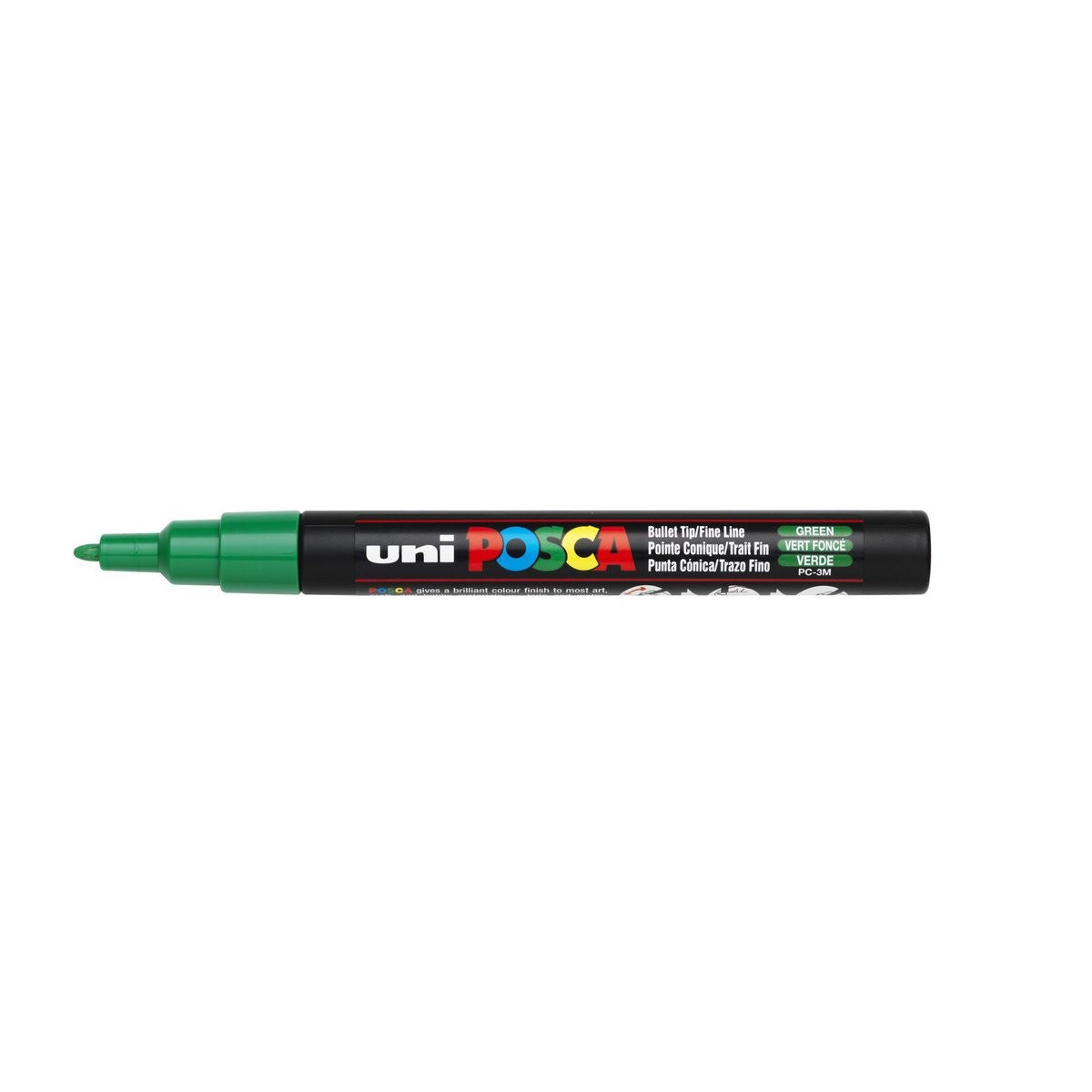 POSCA acrylmarker - fijn PC-3M - 0,9-1,3 mm - groen
