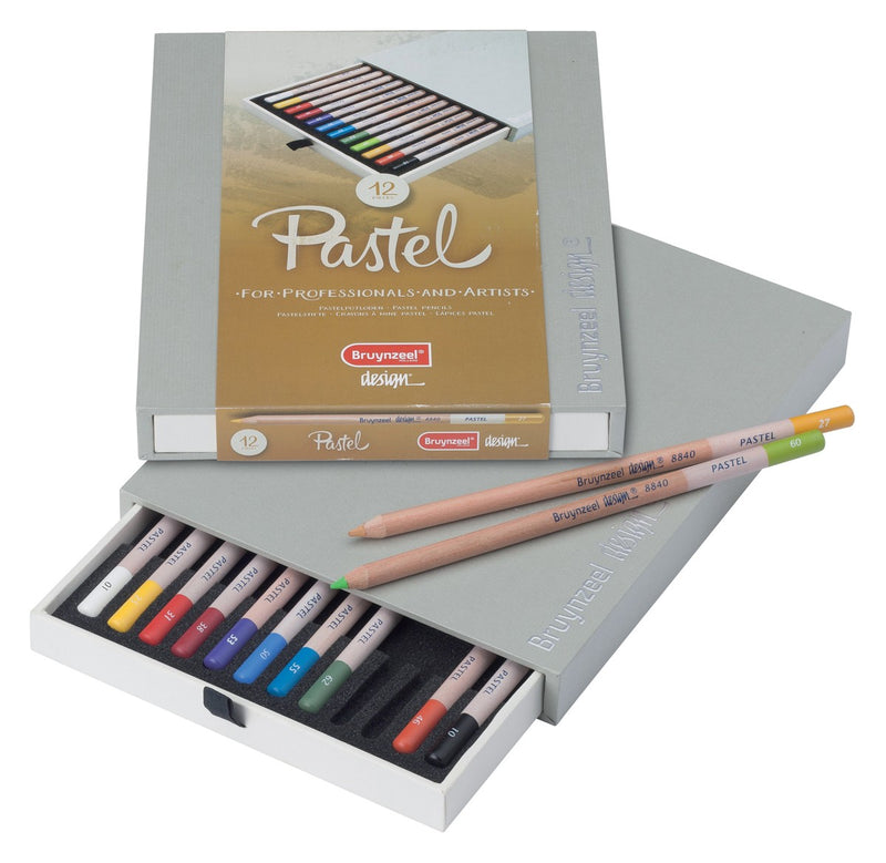 Bruynzeel Design - pastelpotloden - 12 stuks