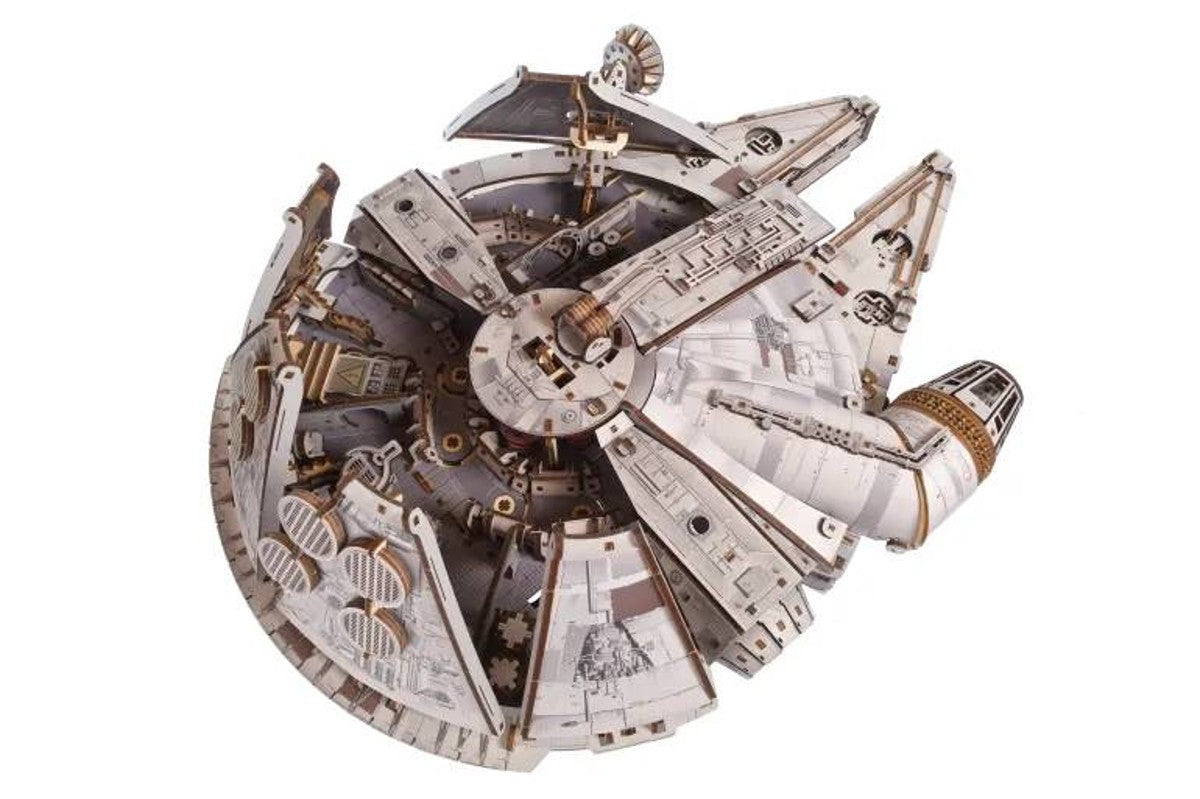 Ugears houten 3D puzzel - Millennium Falcon