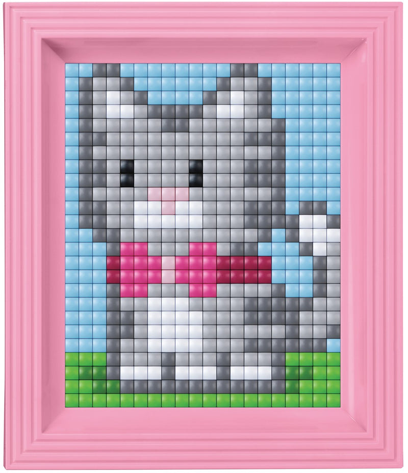Pixelhobby XL set met lijst - katje