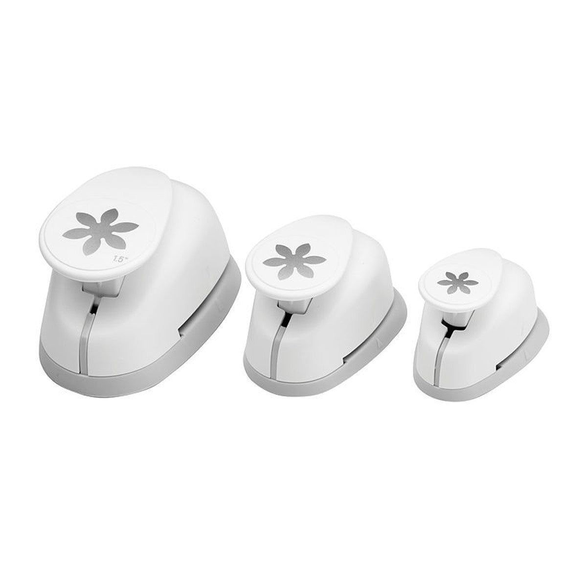 Figuurponzen set - 3 stuks - bloemen
