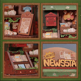 Cutebee houten 3D puzzel - news stand