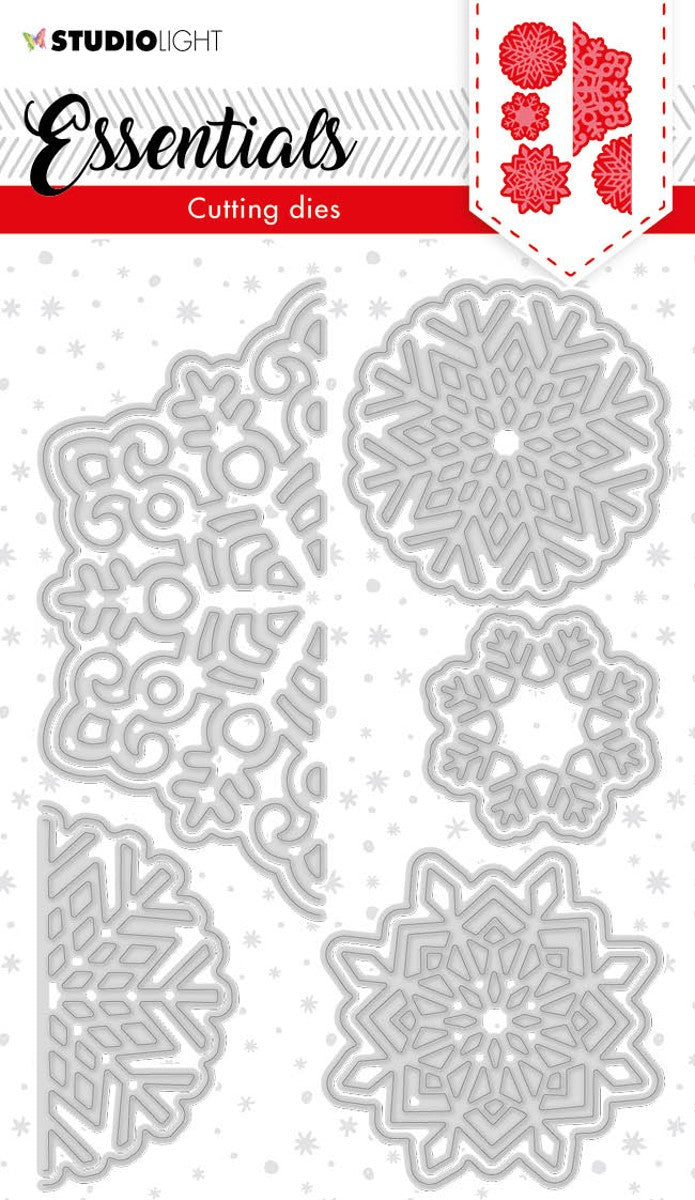 SL Essentials - cutting die - #64 - Christmas large snowflakes