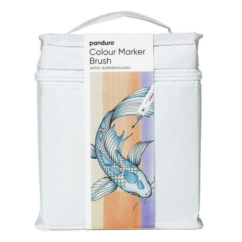Panduro alcoholmarkers - brush - 48 stuks