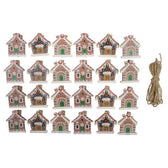 Adventskalender knijpers - candyland - 24 stuks