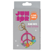 Panduro Junior DIY kit - Bling Dots peace sleutelhanger