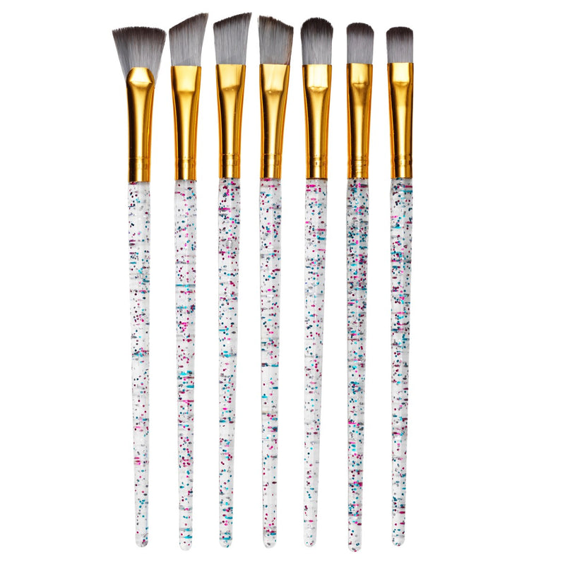 Panduro penselen set - glitters - 7 stuks