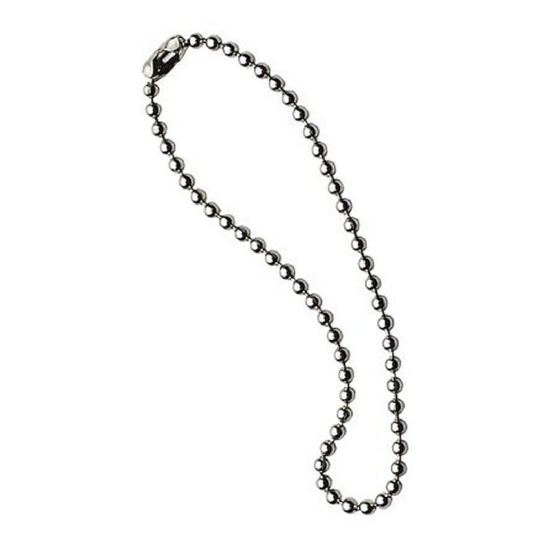 Kogelketting - 1,5 mm - 1 meter - zilverkleurig