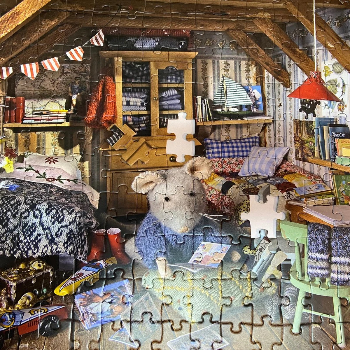 Het Muizenhuis - puzzel - Sam's slaapkamer
