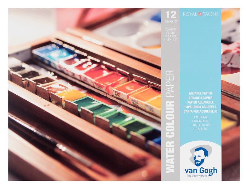 van Gogh blok aquarelpapier - 30x40 cm
