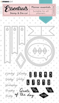 Stamp & Die-cut Rectangle Planner Essentials 160x280mm nr.51