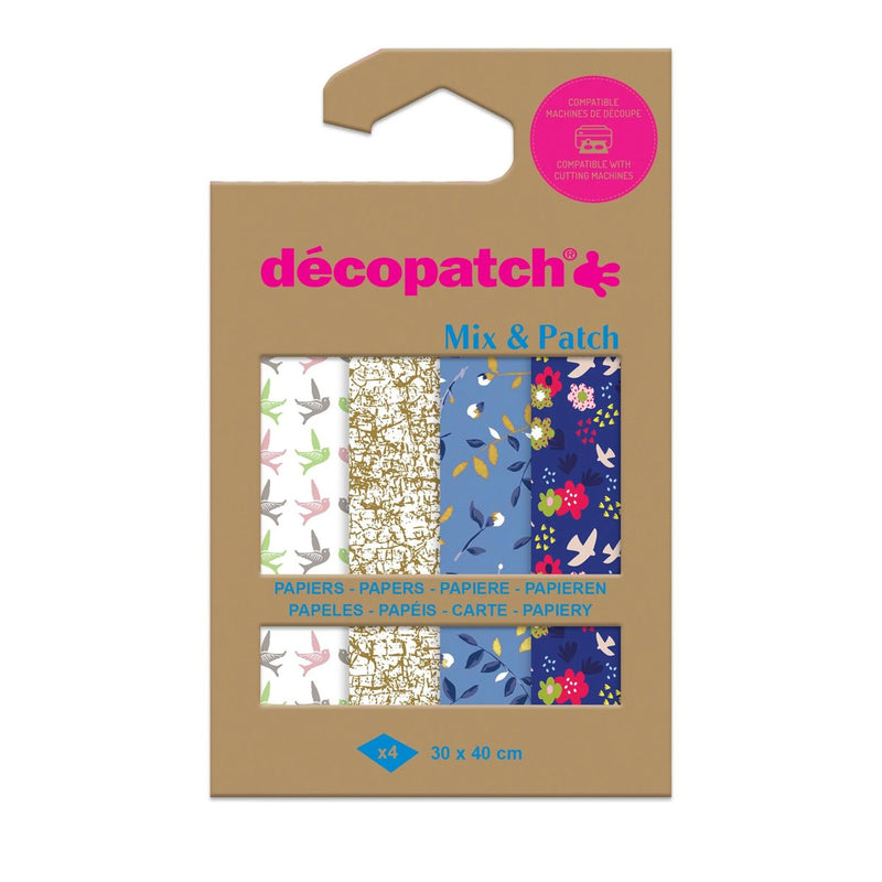Décopatch Mix & Patch - shades of blue